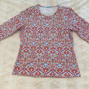 COPY - J McLaughlin Signature Women's Tee in Catalina Cloth Size Medium